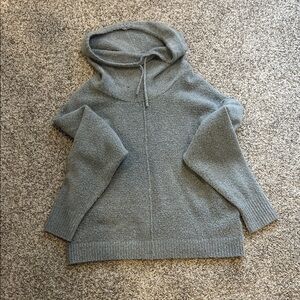It's Our Time Heather Gray Women's Hooded Sweater